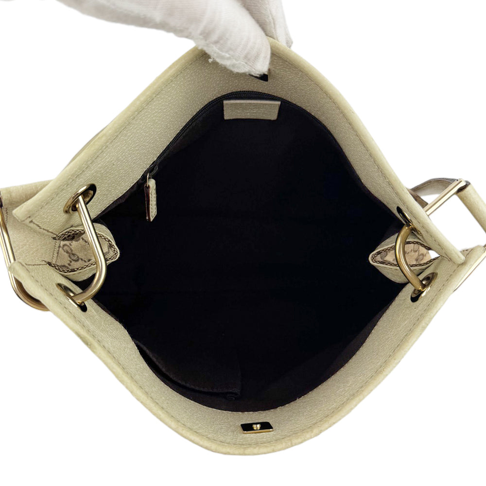 GUCCI GG Brown Canvas Shoulder Crossbody Bag LHQ544