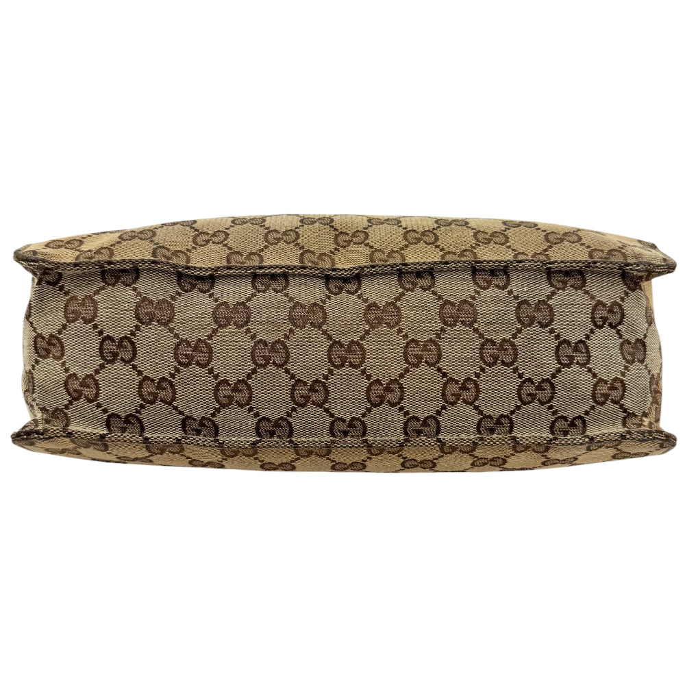 GUCCI GG Brown Canvas Shoulder Crossbody Bag LHQ544