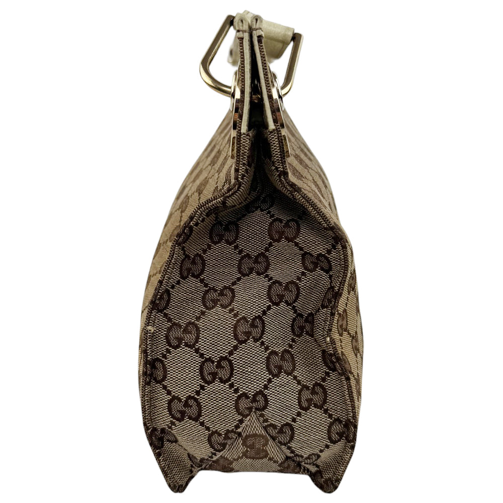 GUCCI GG Brown Canvas Shoulder Crossbody Bag LHQ544