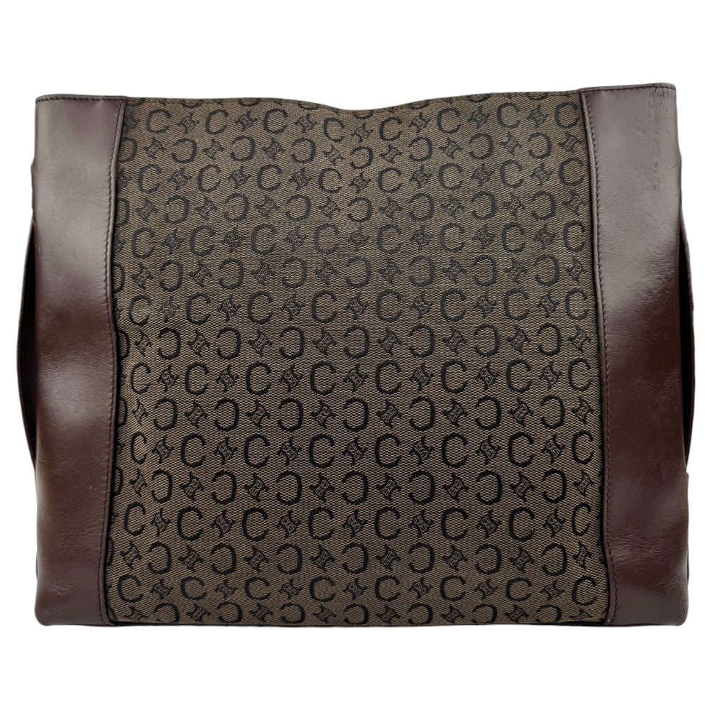 CELINE Macadam Brown Shoulder Bag LHQ545