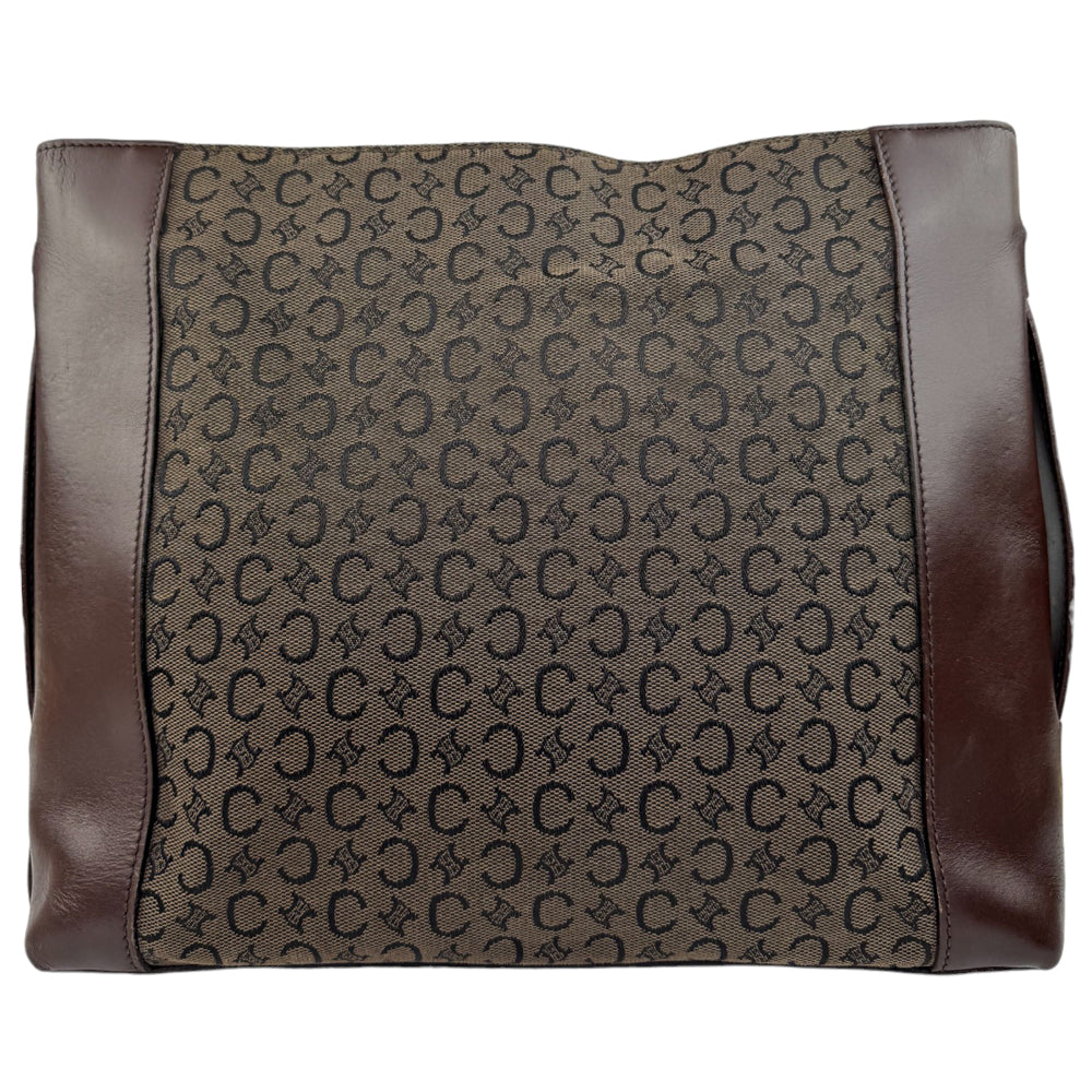CELINE Macadam Brown Shoulder Bag LHQ545