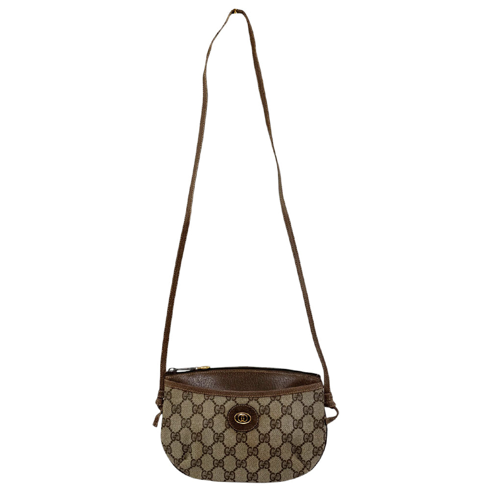 GUCCI GG Supreme Brown Shoulder Crossbody Bag LHQ551