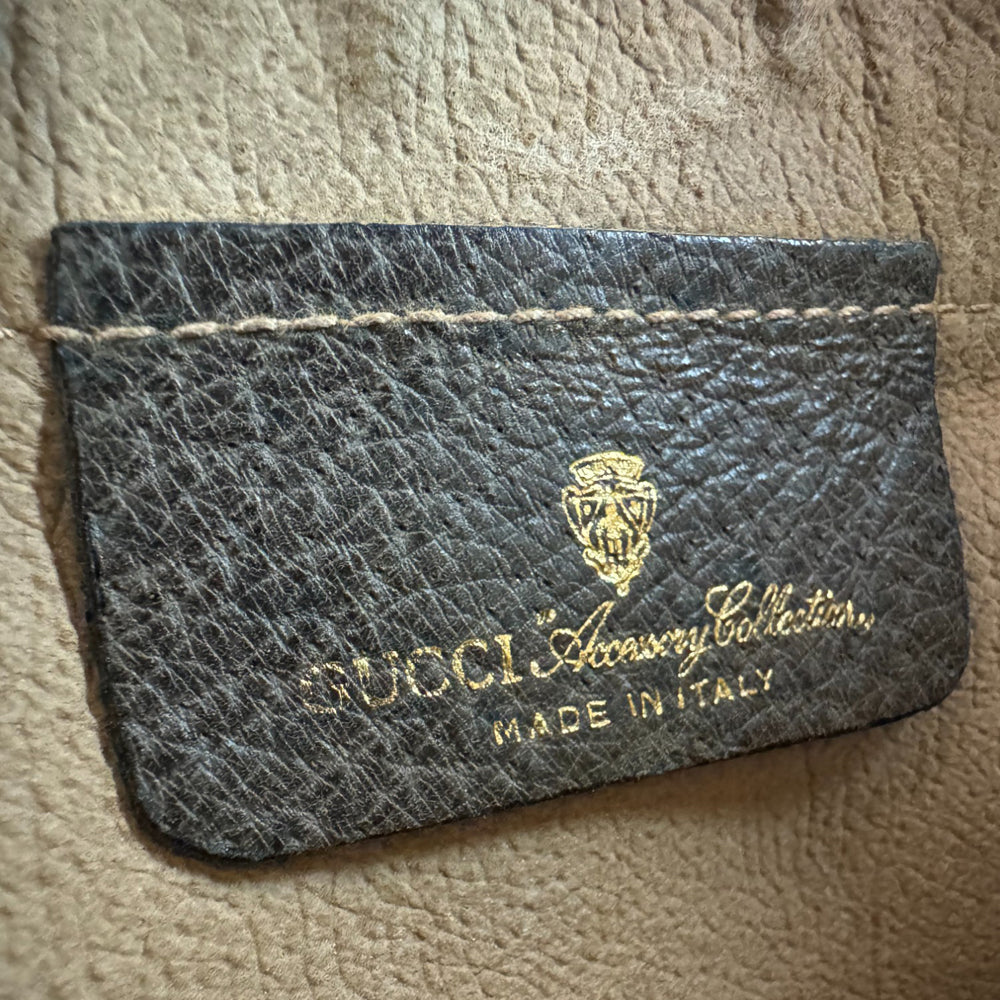 GUCCI GG Supreme Brown Shoulder Crossbody Bag LHQ551