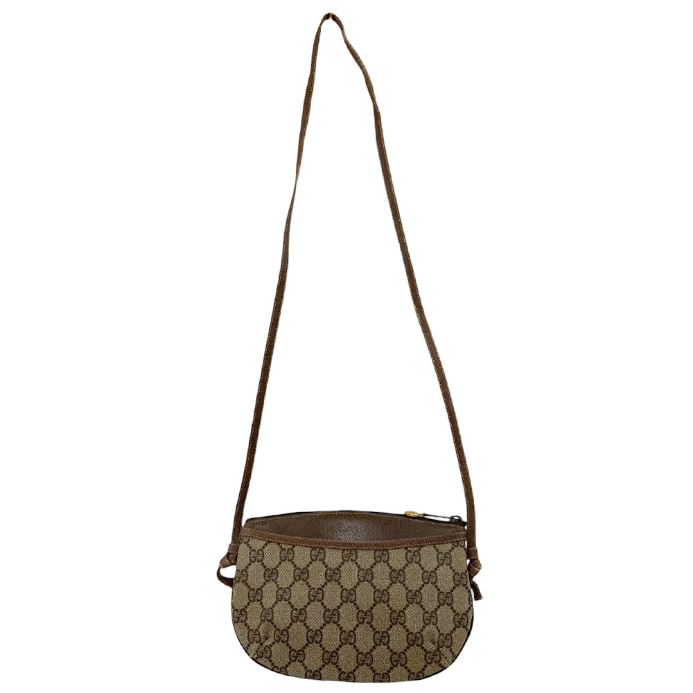 GUCCI GG Supreme Brown Shoulder Crossbody Bag LHQ551