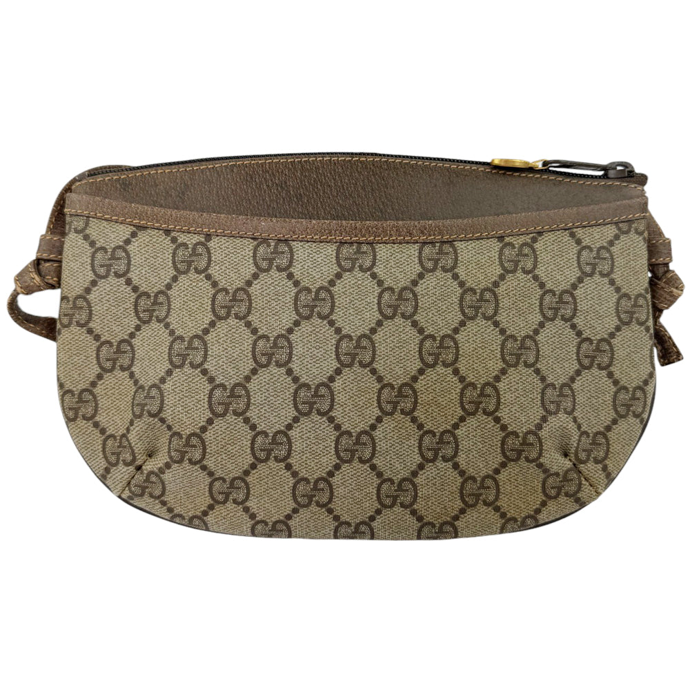 GUCCI GG Supreme Brown Shoulder Crossbody Bag LHQ551