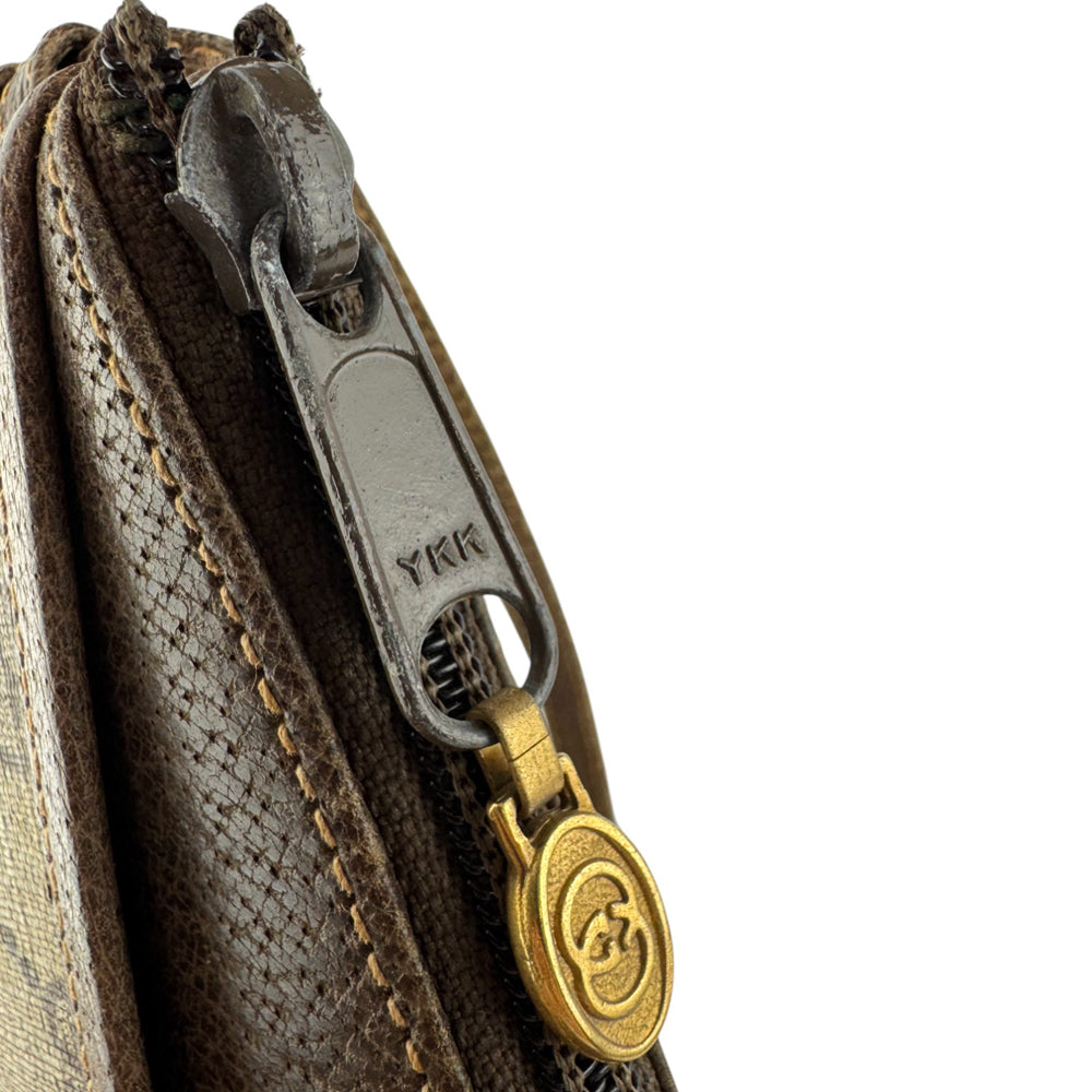 GUCCI GG Supreme Brown Shoulder Crossbody Bag LHQ551