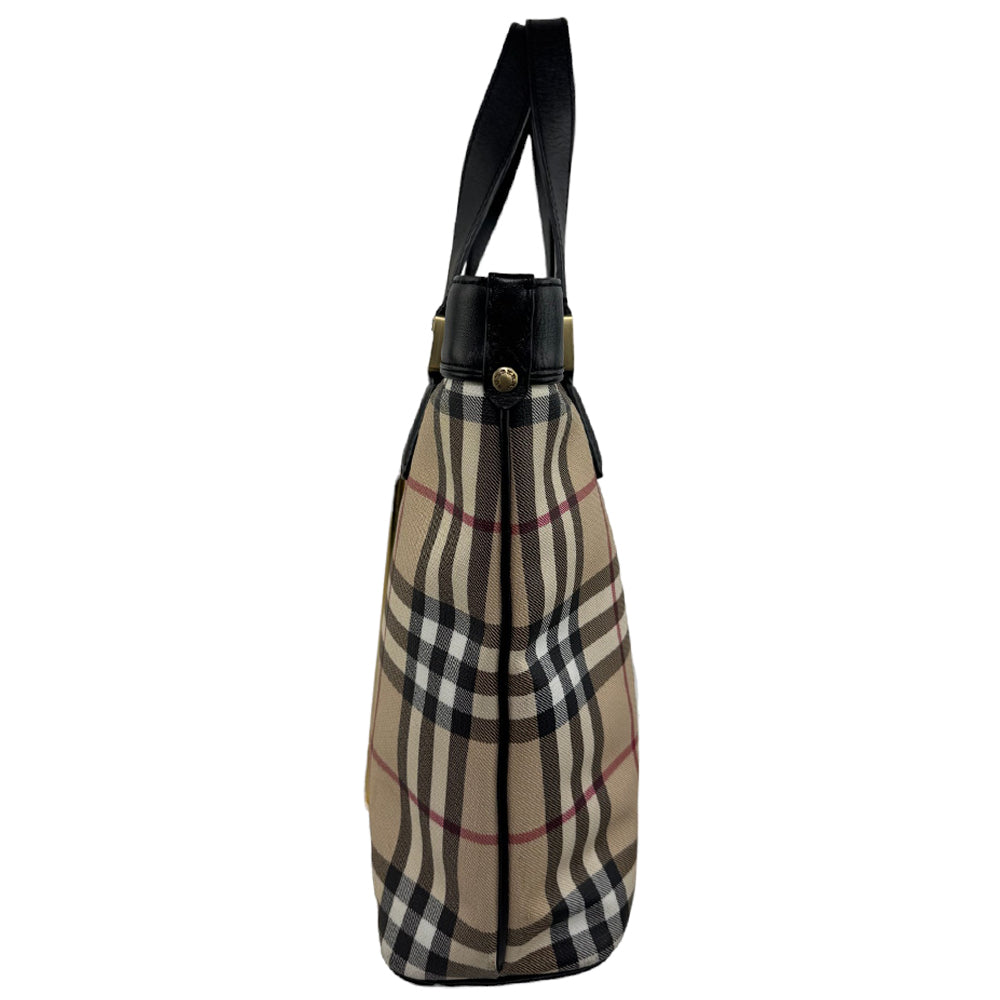 BURBERRY Nova Check Beige Tote Bag LHQ562