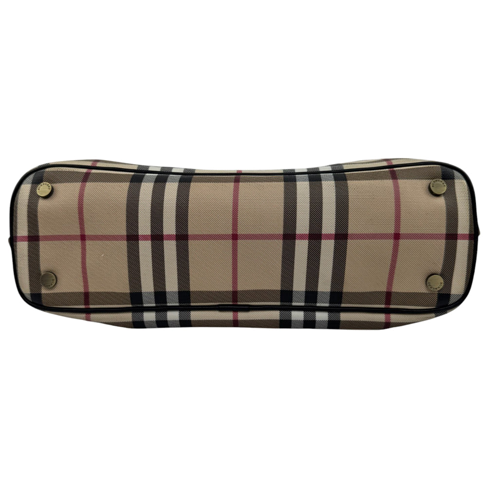 BURBERRY Nova Check Beige Tote Bag LHQ562
