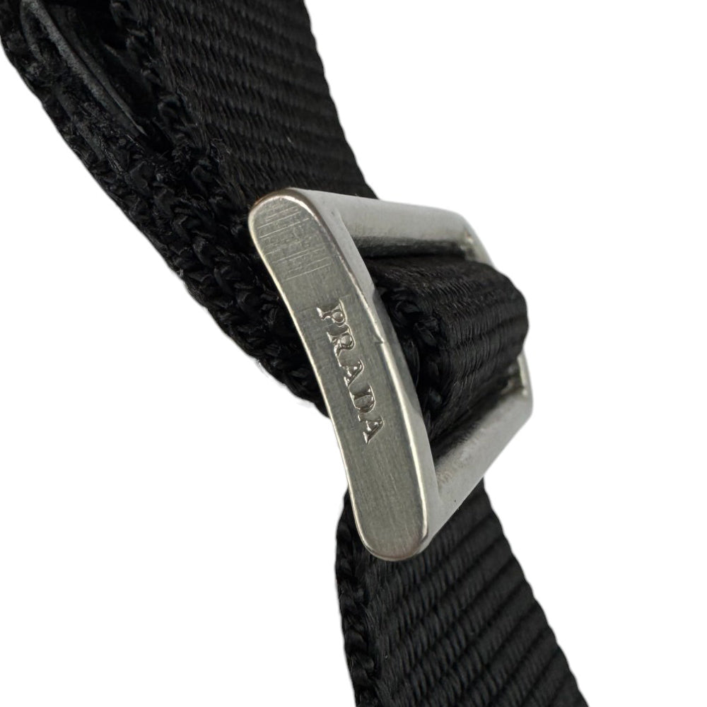 PRADA Black Nylon Shoulder Crossbody Bag LHQ563