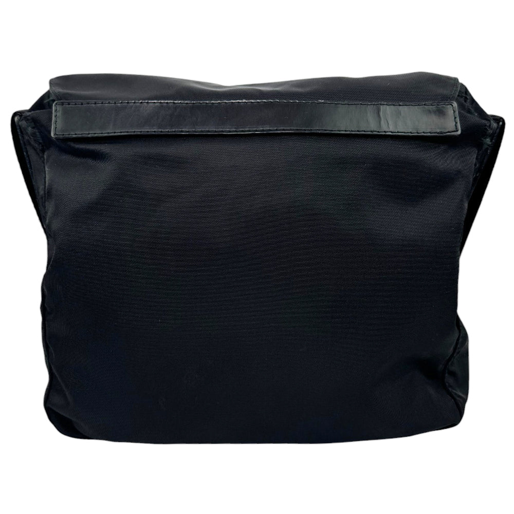 PRADA Black Nylon Shoulder Crossbody Bag LHQ563