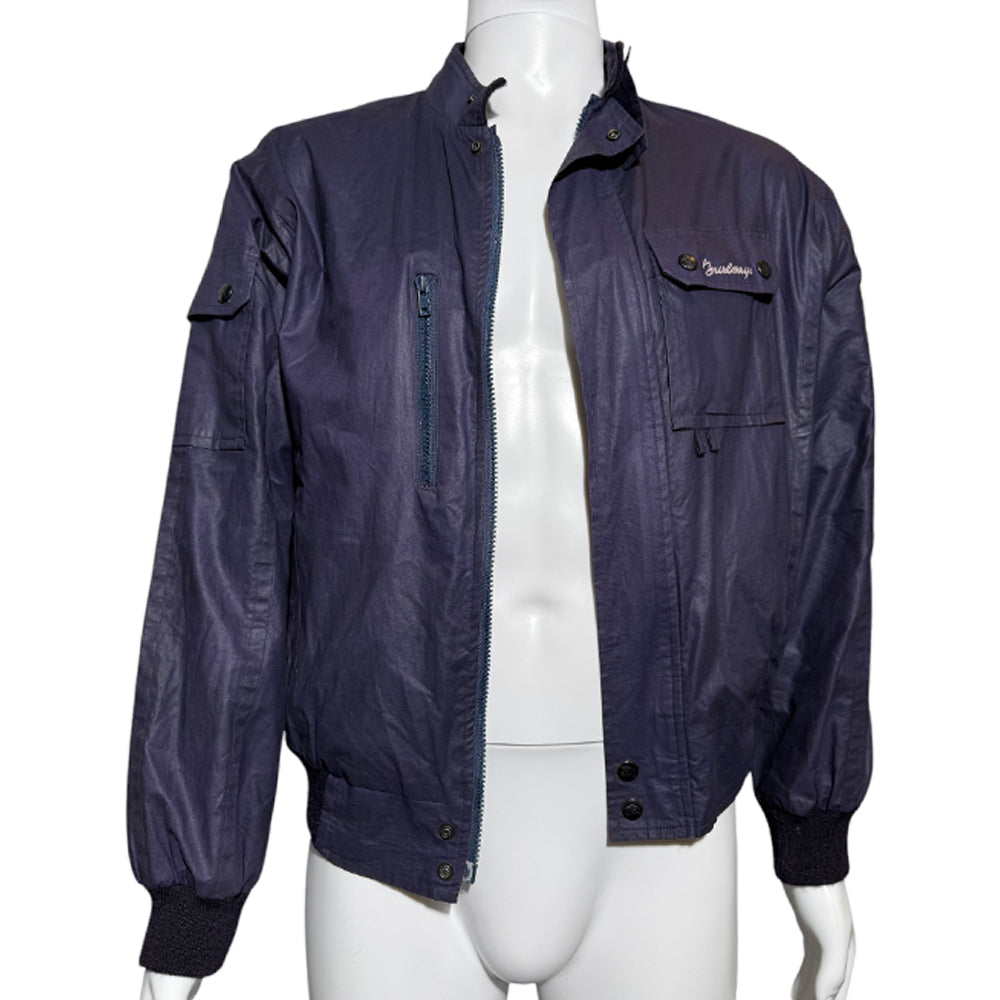 BURBERRY Navy Blue Mens Jacket Size Small LHQ567