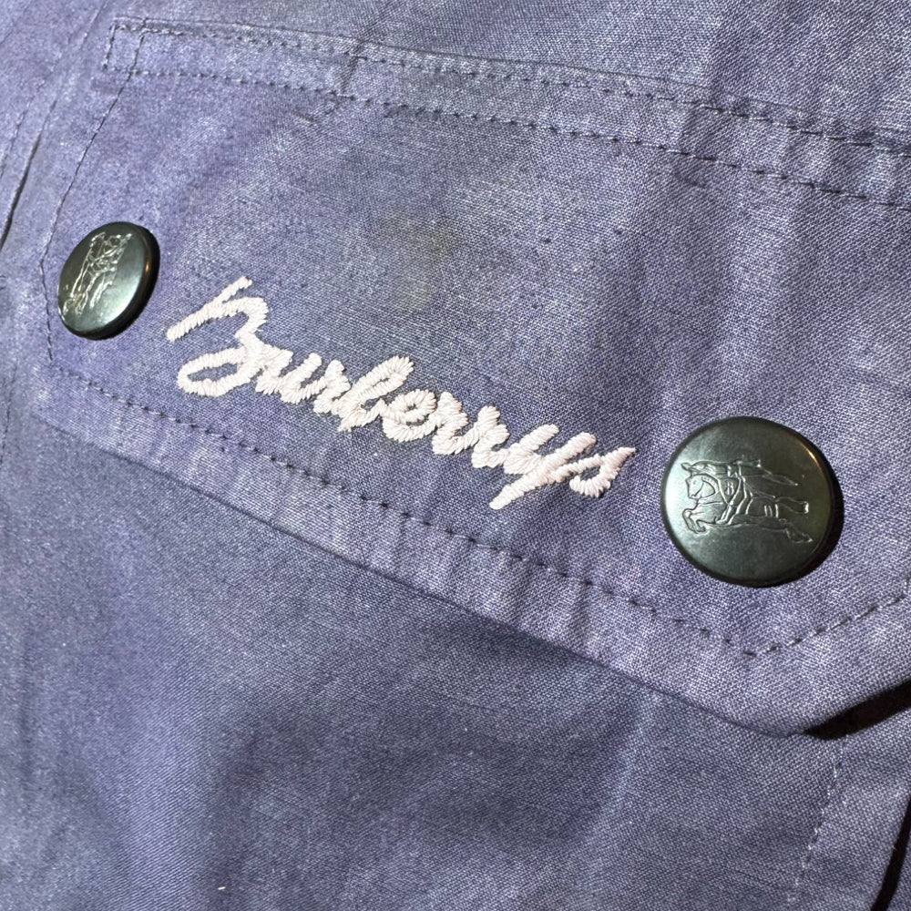 BURBERRY Navy Blue Mens Jacket Size Small LHQ567