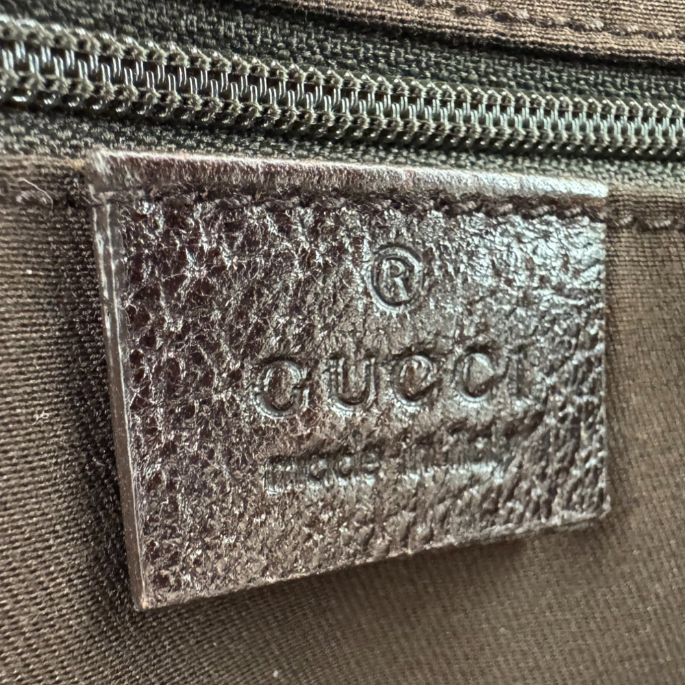 GUCCI GG Princy Brown Canvas Shoulder Tote Bag LHQ569
