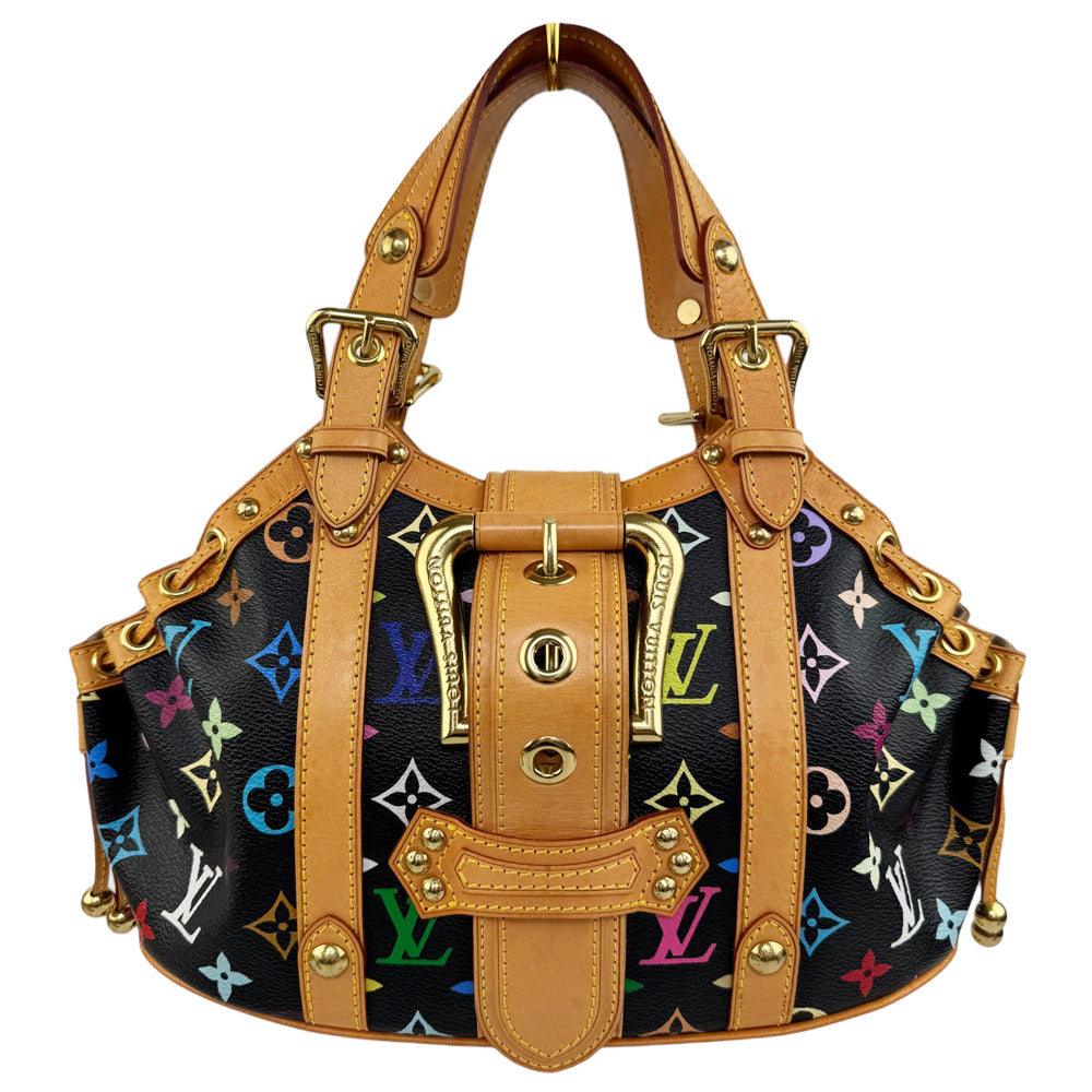 LOUIS VUITTON Theda GM Takashi Murakami Handbag LHQ570