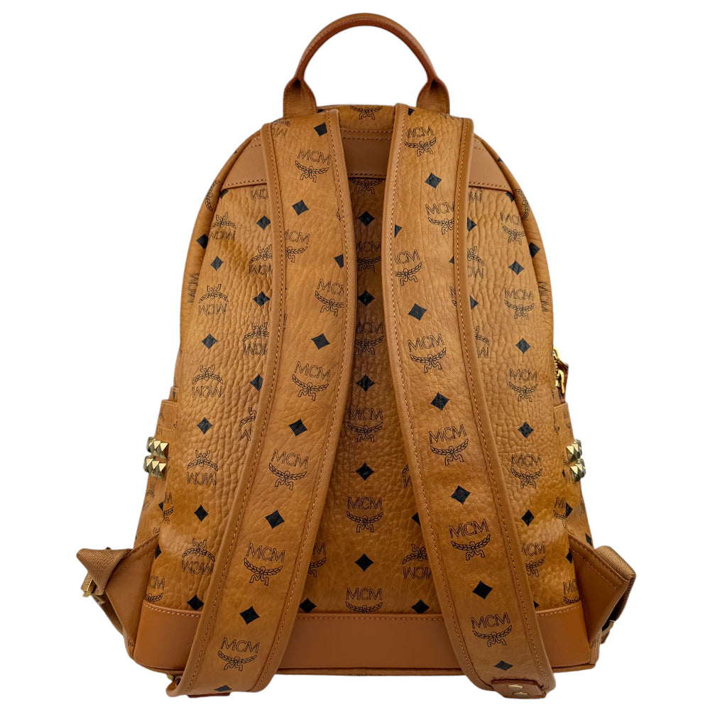 MCM Brown Leather Backpack LHQ574