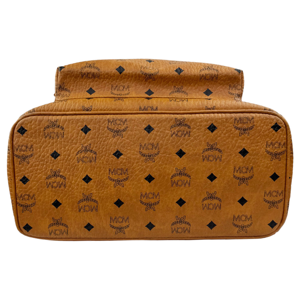 MCM Brown Leather Backpack LHQ574