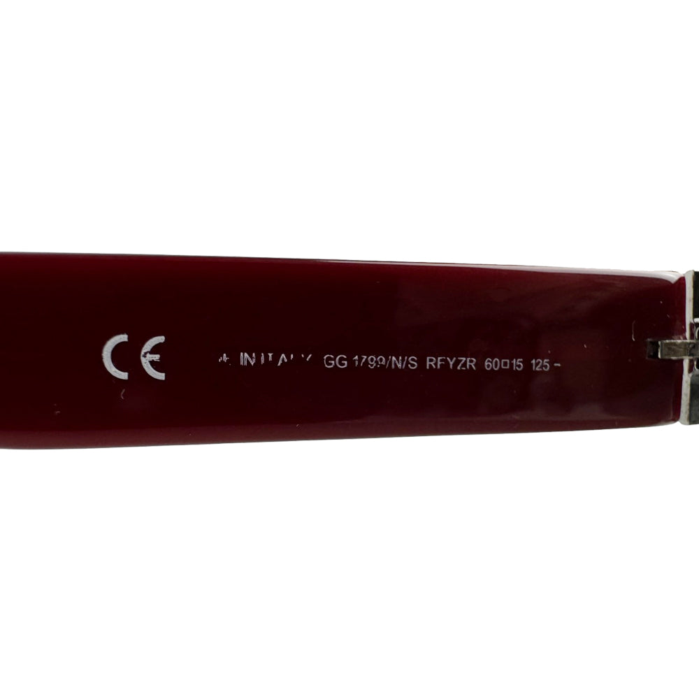 GUCCI GG Rimless Red Sunglasses LHQ578