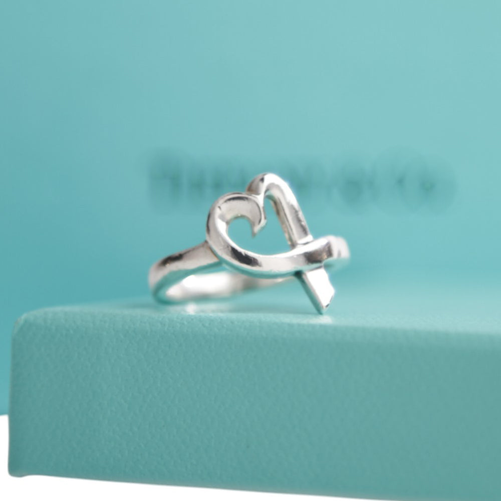 TIFFANY & CO Loving Heart Ring Size M LHQ580
