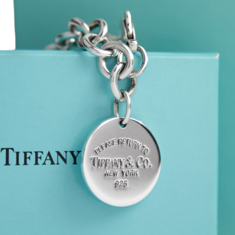 TIFFANY & Co. Circular Return To Silver Bracelet LHQ582