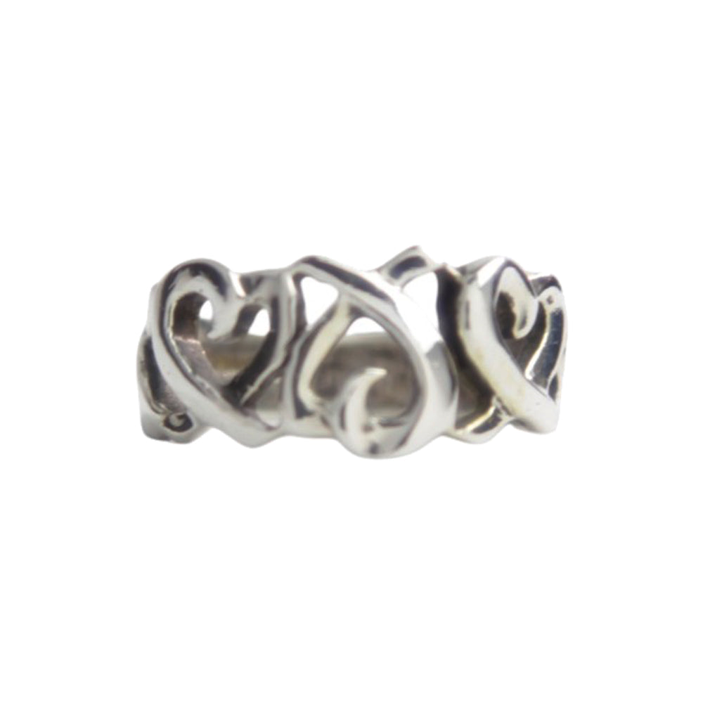 TIFFANY & CO Paloma Picasso Triple Heart Ring Size J LHQ592