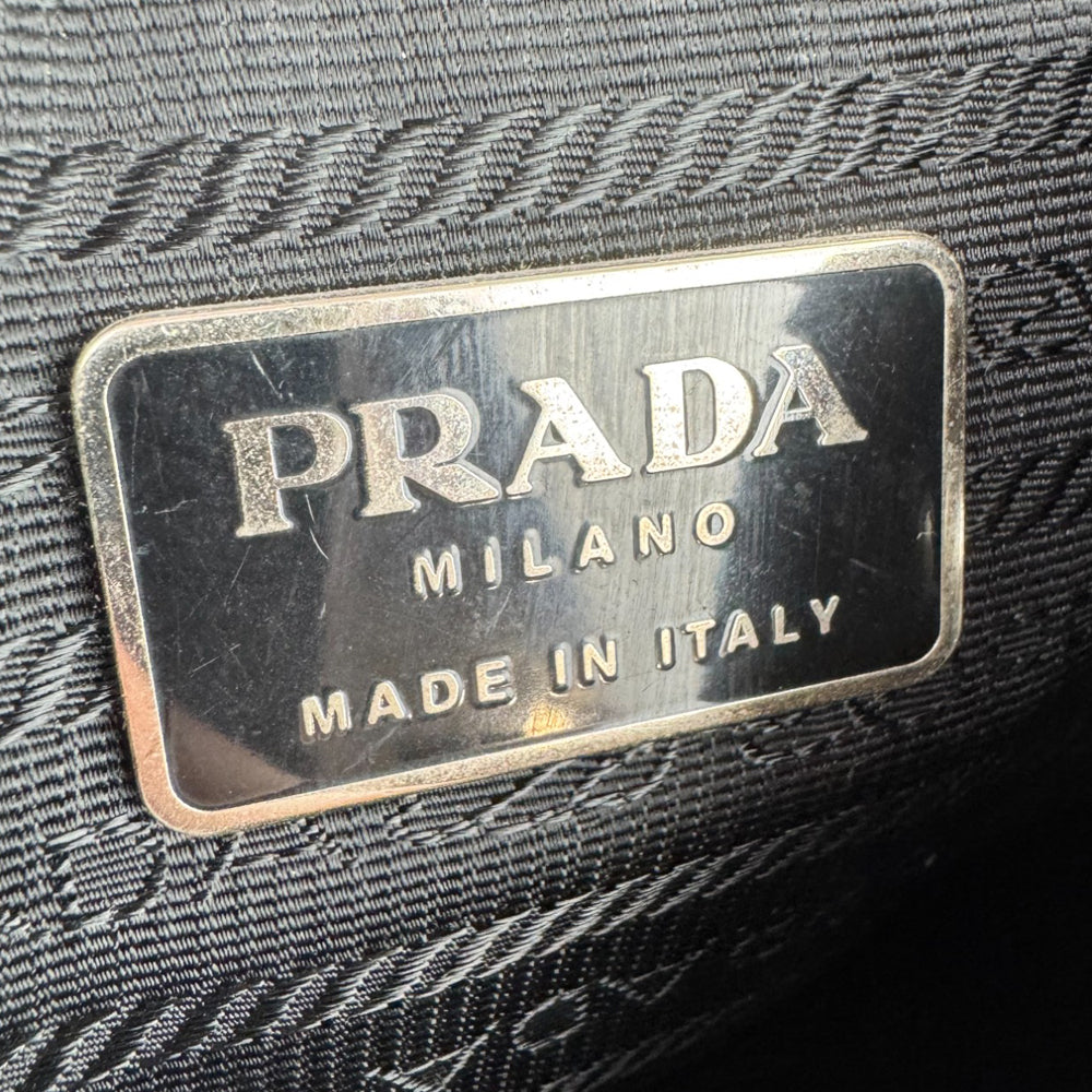 PRADA Khaki Nylon Backpack LHQ624