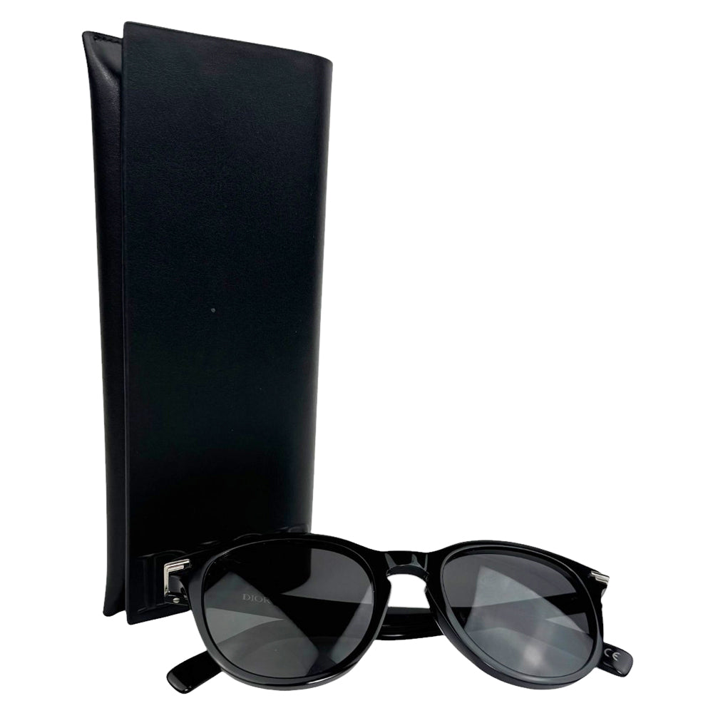 DIOR Black BlackSuit R3I Round Sunglasses LHQ636
