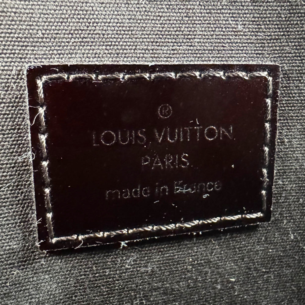 LOUIS VUITTON Burgundy Vernis Empreinte Monogram Patent Leather Bag LHQ638