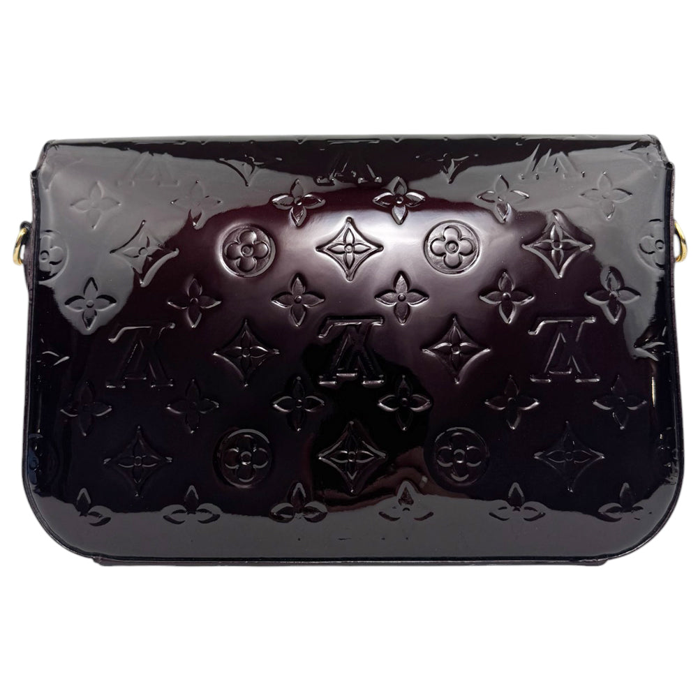 LOUIS VUITTON Burgundy Vernis Empreinte Monogram Patent Leather Bag LHQ638