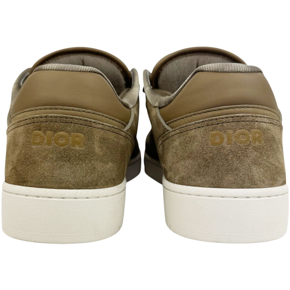 DIOR Brown Suede B27 Low Trainers Size 9 UK LHQ644