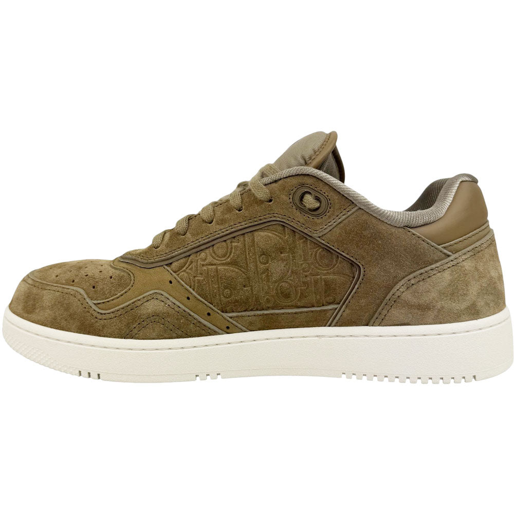 DIOR Brown Suede B27 Low Trainers Size 9 UK LHQ644