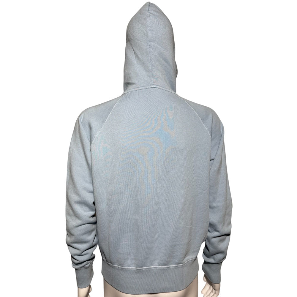 TOM FORD Light Blue Zip Hoodie Size M LHQ647