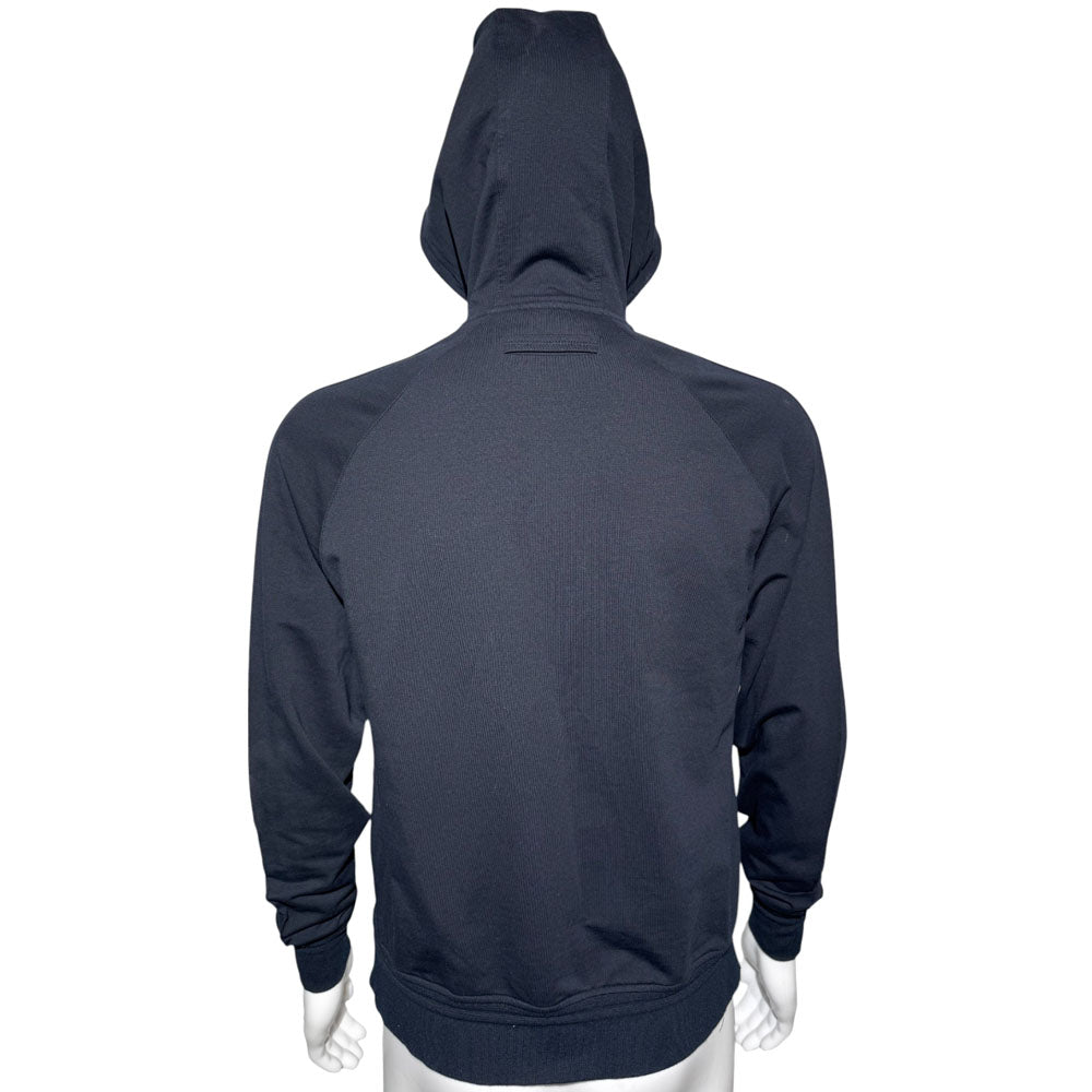 ZEGNA Navy Zip Hoodie Size M LHQ649