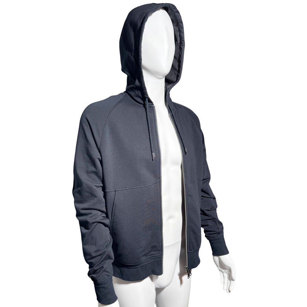 ZEGNA Navy Zip Hoodie Size M LHQ649