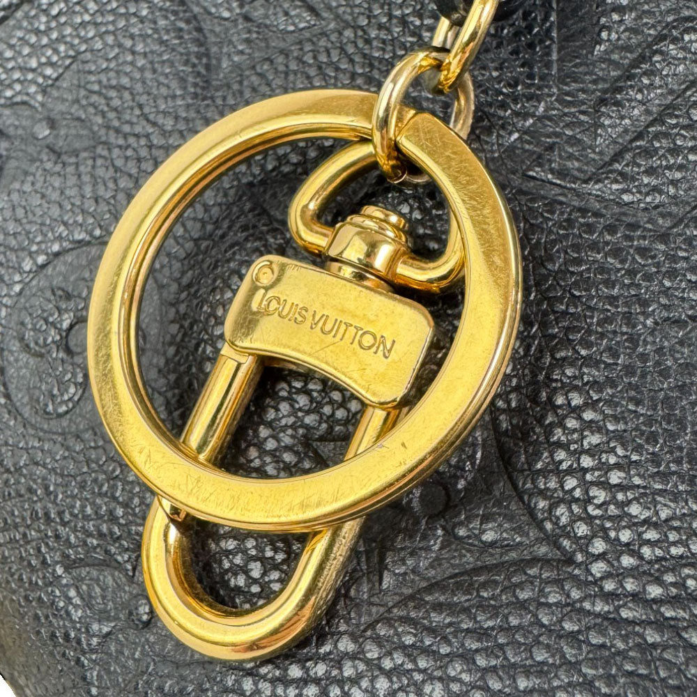 LOUIS VUITTON Artsy Black Leather Monogram Empreinte MM Shoulder Bag LHQ667