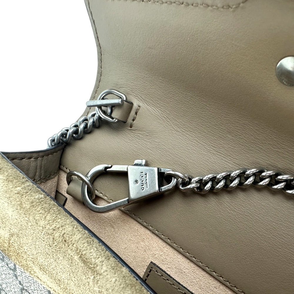 GUCCI Dionysus GG Supreme Mini Shoulder Bag LHQ668