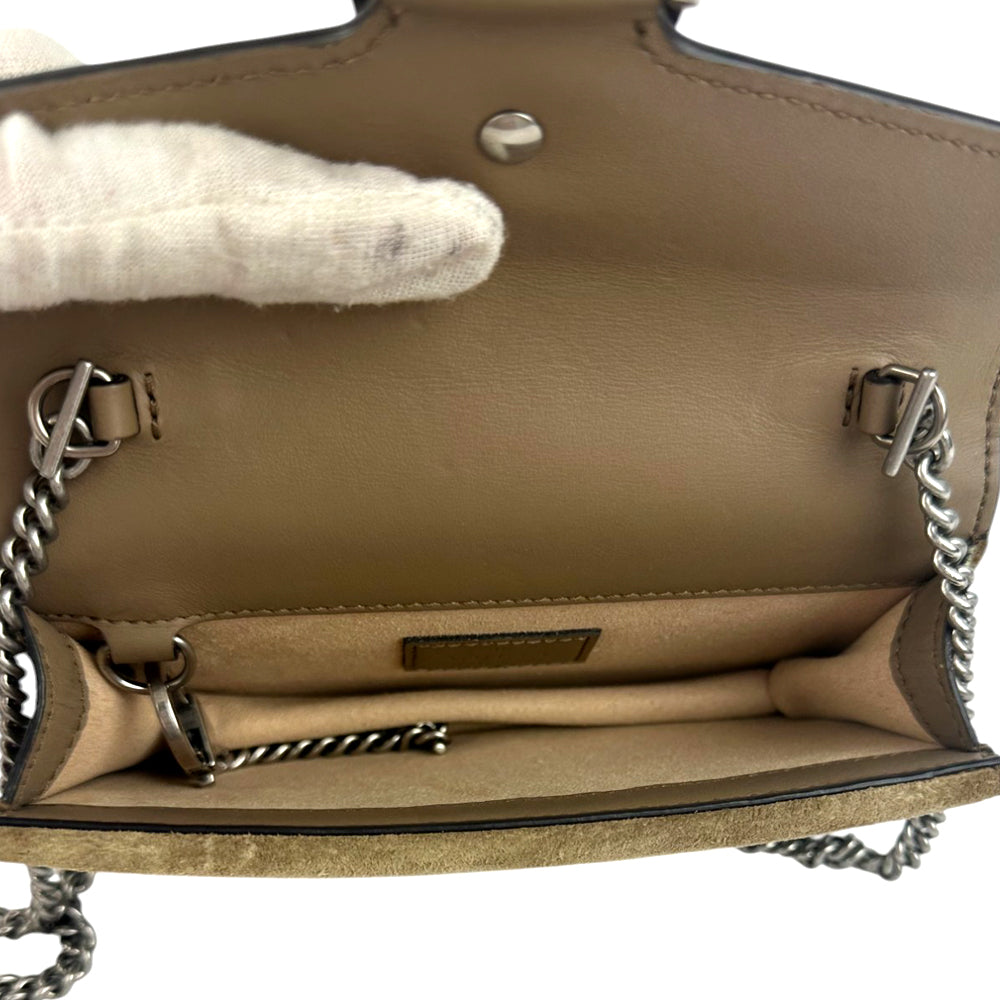 GUCCI Dionysus GG Supreme Mini Shoulder Bag LHQ668