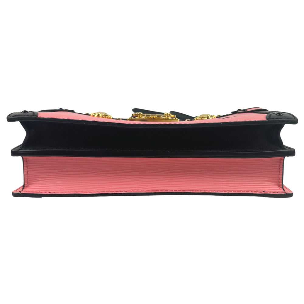 LOUIS VUITTON Epi Trunk Clutch Pink Shoulder Bag LHQ679