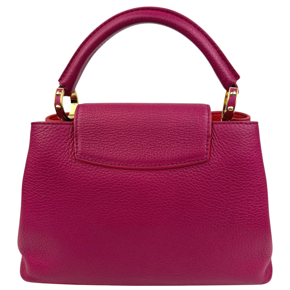 LOUIS VUITTON Capucines BB 2 Way Shoulder Bag Handbag Pink LHQ680