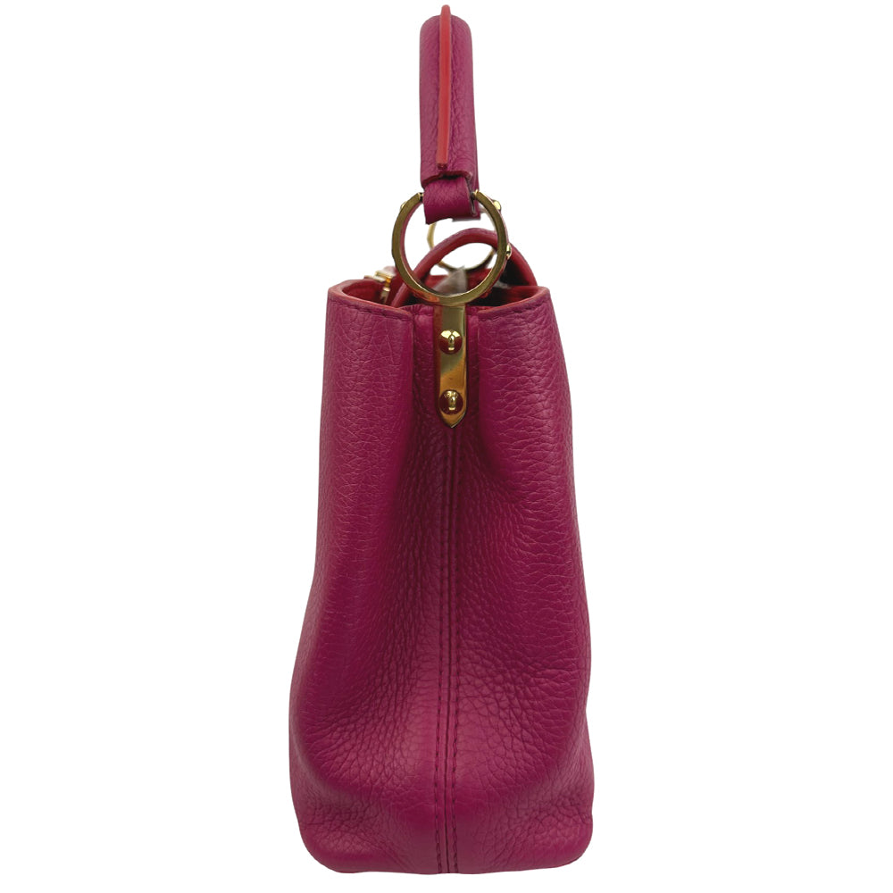 LOUIS VUITTON Capucines BB 2 Way Shoulder Bag Handbag Pink LHQ680