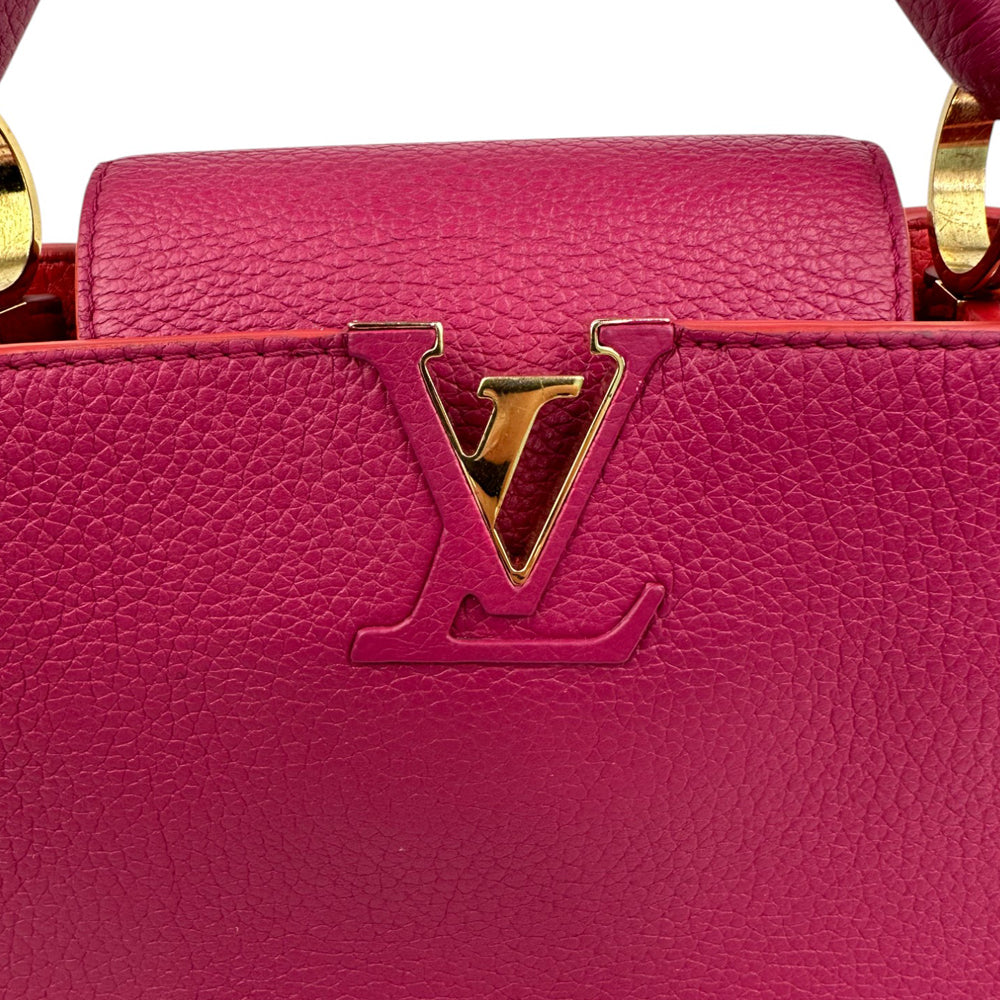 LOUIS VUITTON Capucines BB 2 Way Shoulder Bag Handbag Pink LHQ680
