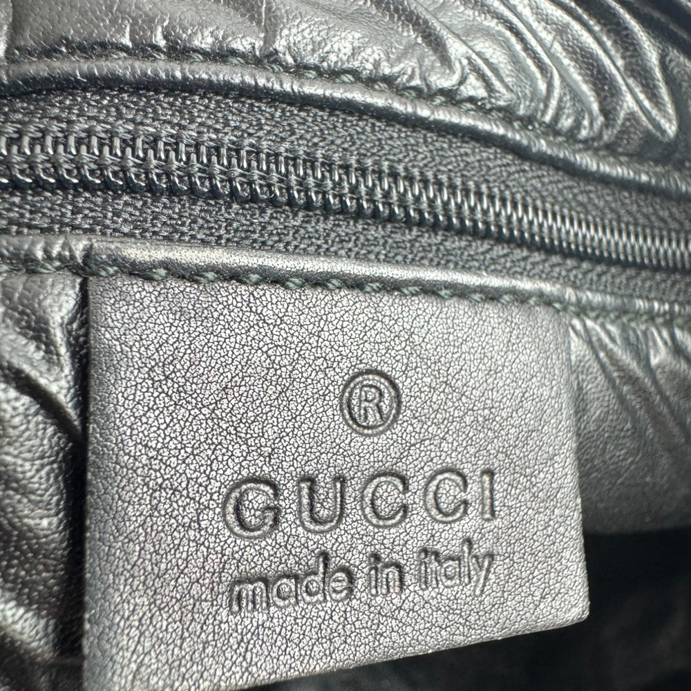GUCCI GG Black Jackie Shoulder Bag LHQ683