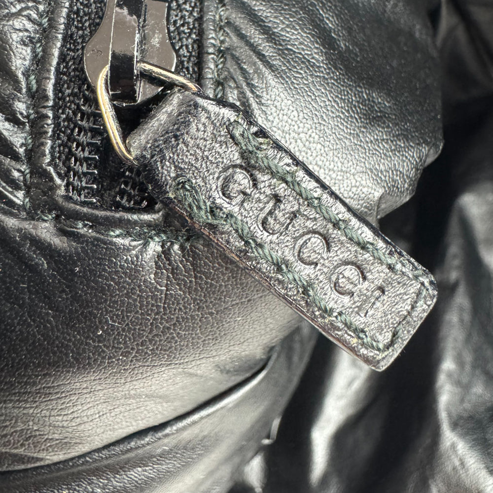 GUCCI GG Black Jackie Shoulder Bag LHQ683