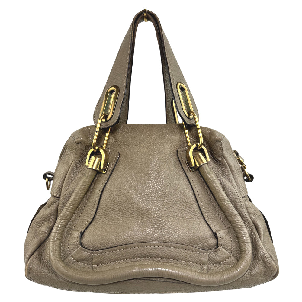 CHLOE Paraty Brown Leather Handbag LHQ687