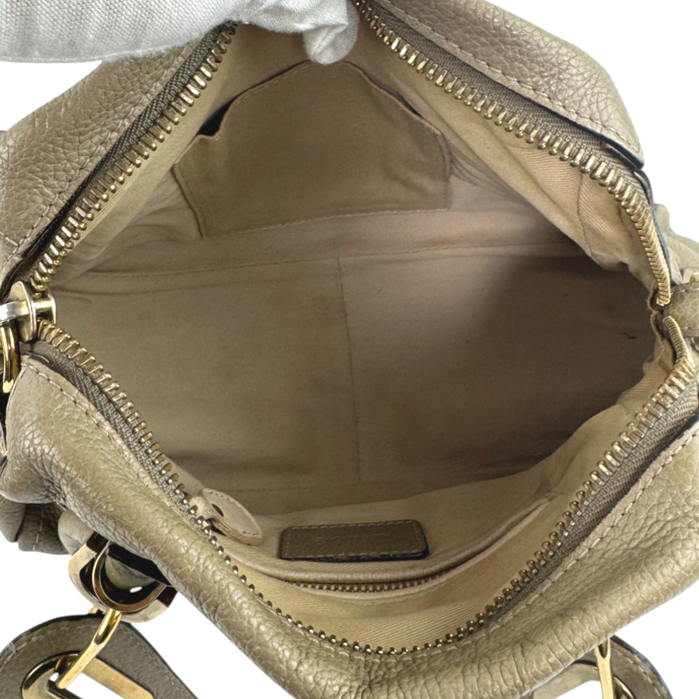 CHLOE Paraty Brown Leather Handbag LHQ687