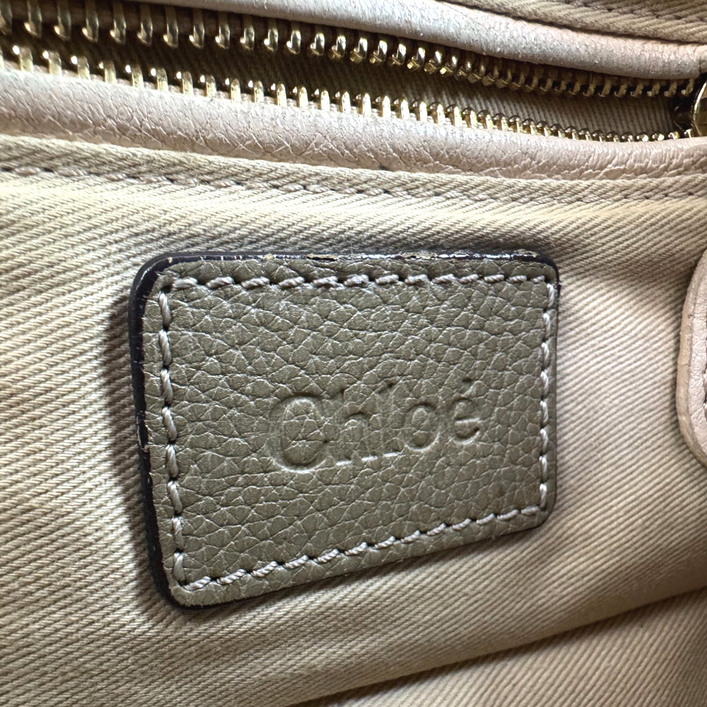 CHLOE Paraty Brown Leather Handbag LHQ687