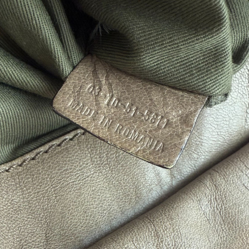 CHLOE Harley Brown Tote Shoulder Bag LHQ702