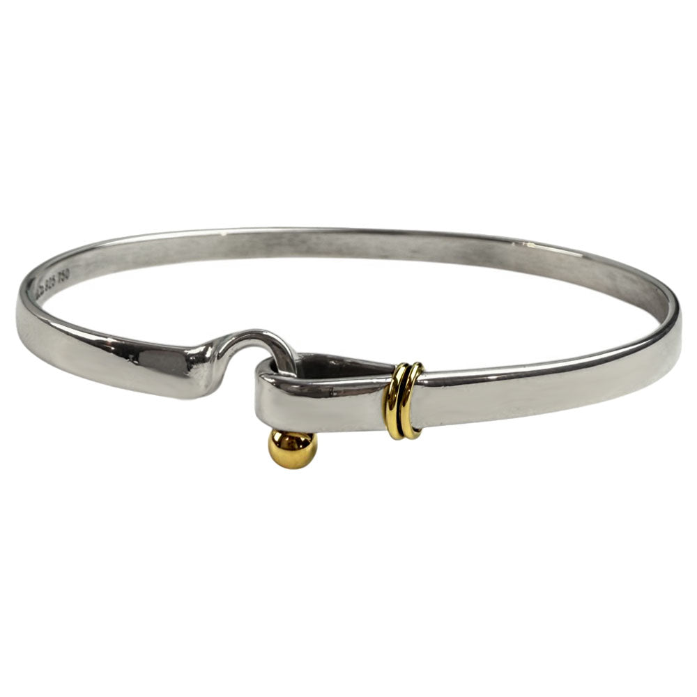 TIFFANY & CO Love Knot Bangle Gold & Silver LHQ706