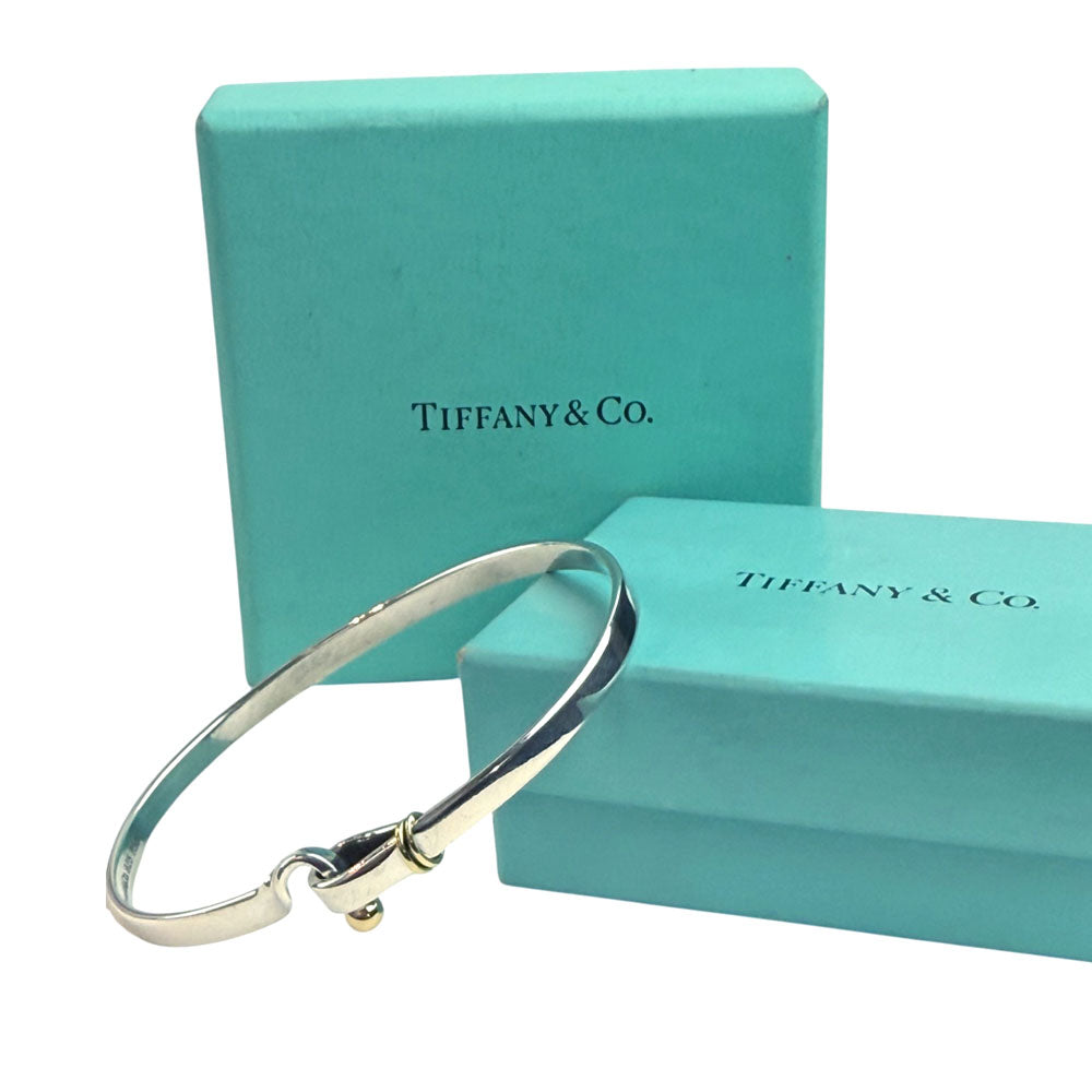 TIFFANY & CO Love Knot Bangle Gold & Silver LHQ706