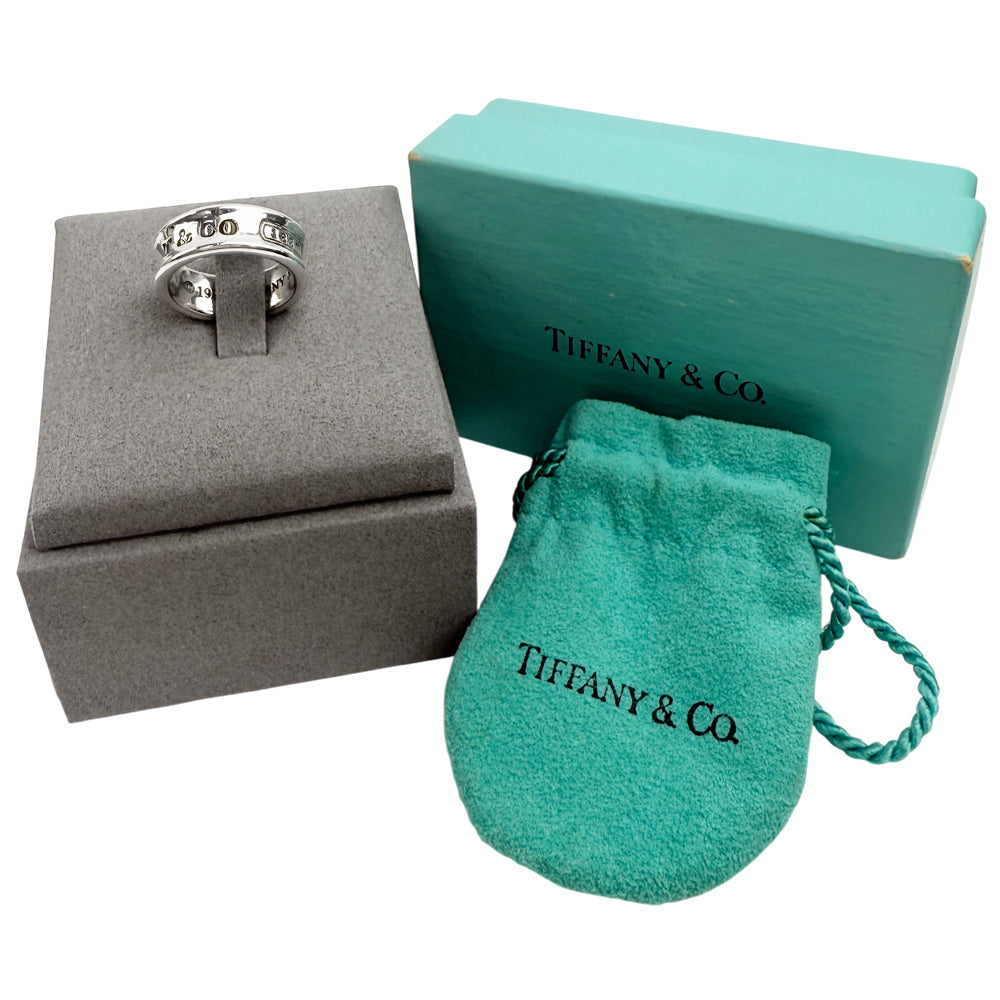 TIFFANY & CO 1837 Ring Size J LHQ719