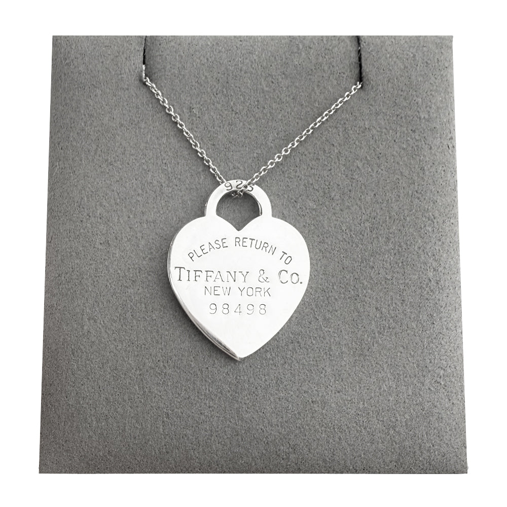 TIFFANY & CO Return To Heart Silver Necklace LHQ725